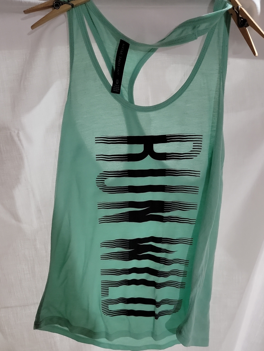 Aeropostale Mint Green Racerback Tank with Black Label XS